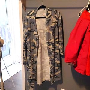 Camo cardigan